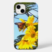 Coques Case-Mate iPhone Papillon Monarque Sur Les Tournesols (Verso)