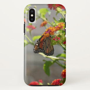 Case-Mate iPhone Case Papillon Monarque sur un Buddleia Rouge