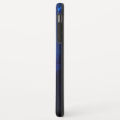 Coques Case-Mate iPhone Papillon Morpho sur fond sombre (Dos/Gauche)