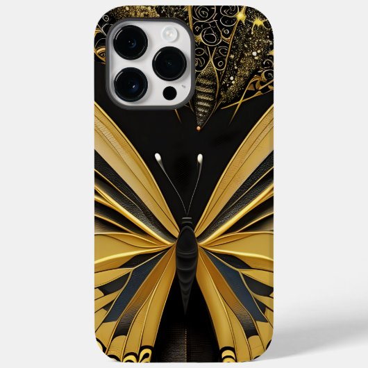 Coques Case-Mate iPhone Papillon noir (Verso)