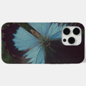 Coques Case-Mate iPhone Papillon noir et bleu (Verso (horizontal))