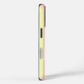 Coques Case-Mate iPhone Papillon noir sur Pastell Rainbow (Verso / Droite)