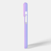 Coques Case-Mate iPhone Papillon noir sur Pastell Rainbow (Verso / Gauche)