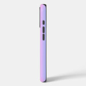 Coques Case-Mate iPhone Papillon noir sur Pastell Rainbow (Verso / Gauche)