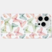 Coques Case-Mate iPhone Papillon Pastel (Verso (horizontal))
