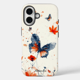Coques iPhone 16 Papillon, personnalisation