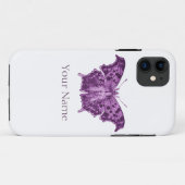 Coques Case-Mate iPhone Papillon pourpre, curiosités (Dos (Horizontal))
