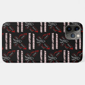 Coques Case-Mate iPhone Papillon/Prise de conscience...Kyste de Tarlov (Dos (Horizontal))