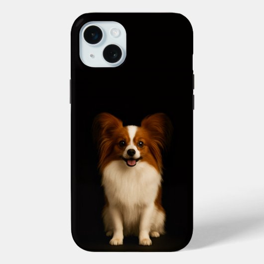 Coques Case-Mate iPhone Papillon raffiné Black 4 Luxe pour iPhone 15 Plus (Verso)