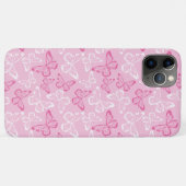 Coques Case-Mate iPhone Papillon Rose (Dos (Horizontal))