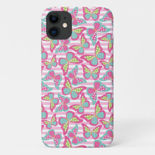 Case-Mate iPhone Case Papillon Rose Mignon