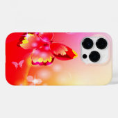 Coques Case-Mate iPhone Papillon rouge (Verso (horizontal))