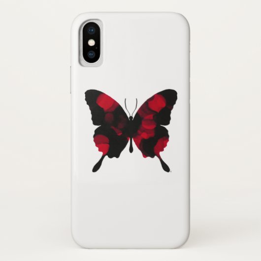 Coques Case-Mate iPhone Papillon rouge ardent (Dos)