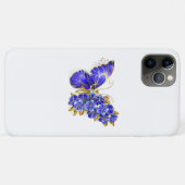 Coques Case-Mate iPhone Papillon Saphir Fleur (Dos (Horizontal))