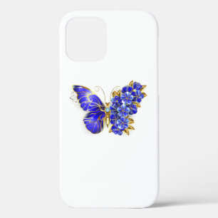 Case-Mate iPhone Case Papillon Saphir Fleur