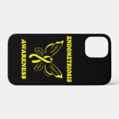 Coques Case-Mate iPhone Papillon/sensibilisation...Endometriose (Verso (horizontal))