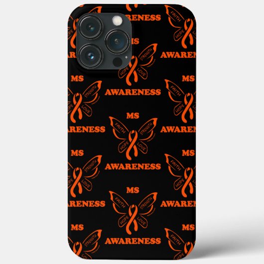 Coques Case-Mate iPhone Papillon/sensibilisation...MS (Verso)