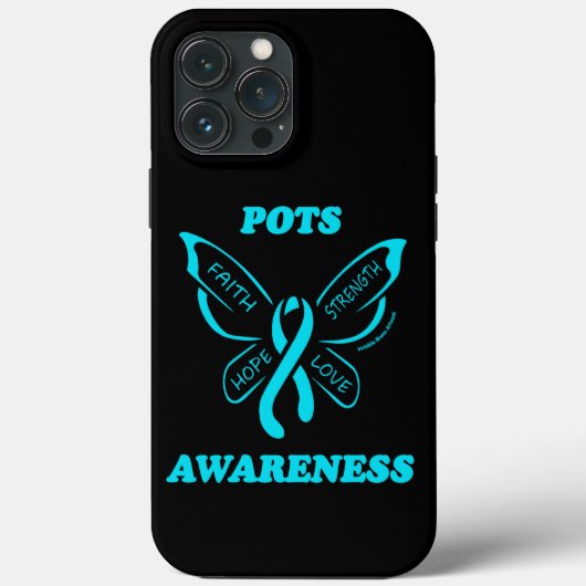 Coques Case-Mate iPhone Papillon/sensibilisation...POTS (Verso)
