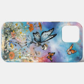 Coques Case-Mate iPhone Papillon Squelette Fée Pastel Marble Galaxy (Verso (horizontal))