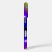 Coques Case-Mate iPhone Papillon sur arc-en-ciel jaune violet (Verso / Droite)