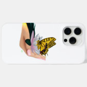 Coques Case-Mate iPhone Papillon sur Lotus Bloom (Verso (horizontal))