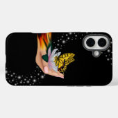 Coques Case-Mate iPhone Papillon sur Lotus Bloom (Verso (horizontal))