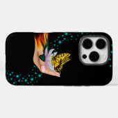 Coques Case-Mate iPhone Papillon sur Lotus Bloom (Verso (horizontal))