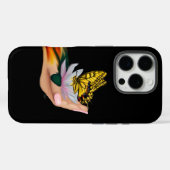 Coques Case-Mate iPhone Papillon sur Lotus Bloom (Verso (horizontal))