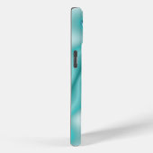 Coques Case-Mate iPhone Papillon sur soie verte avec perles (Verso / Droite)
