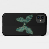 Coques Case-Mate iPhone papillon vert (Dos (Horizontal))