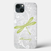 Coques Case-Mate iPhone Papillon vert personnalisé (Verso)