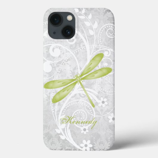 Coques Case-Mate iPhone Papillon vert personnalisé (Verso)
