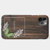 Coques Case-Mate iPhone Papillon vert rustique (Dos (Horizontal))