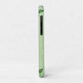 Coques Case-Mate iPhone Papillon vert sur vert clair - romantique (Dos/Gauche)