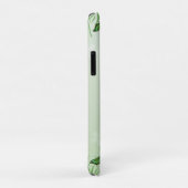 Coques Case-Mate iPhone Papillon vert sur vert clair - romantique (Dos/Droite)