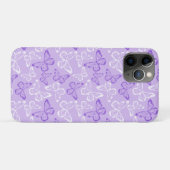 Coques Case-Mate iPhone Papillon Violet (Dos (Horizontal))