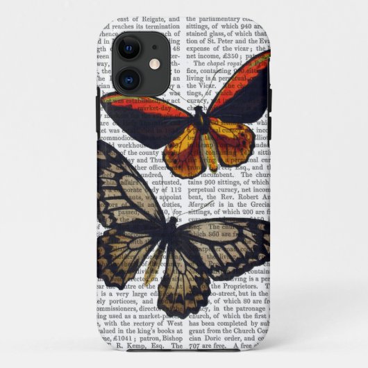 Coques Case-Mate iPhone Papillons 3 (Dos)