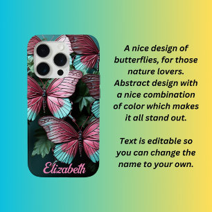 Coque iPhone 15 Pro Papillons à l'Imaginaire