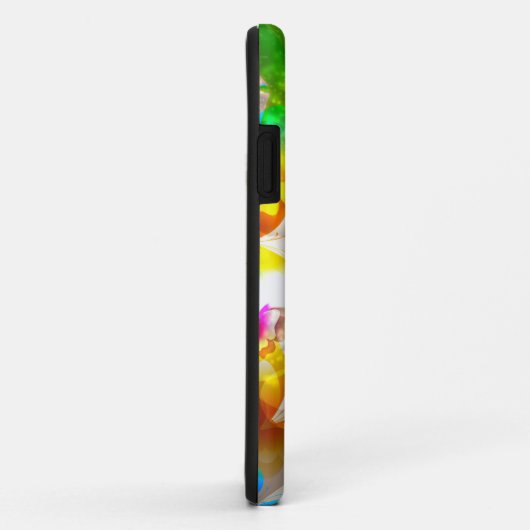 Coques Case-Mate iPhone Papillons Abstraits (Dos/Droite)