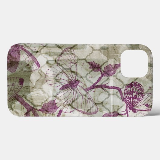 Coques Case-Mate iPhone Papillons arabes IV (Verso (horizontal))