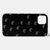 Coques Case-Mate iPhone Papillons argentés (Verso (horizontal))