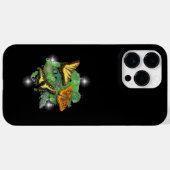 Coques Case-Mate iPhone Papillons avec Raindrops Feuille étoiles (Verso (horizontal))