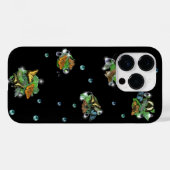 Coques Case-Mate iPhone Papillons avec Raindrops Feuille Étoiles et Perles (Verso (horizontal))