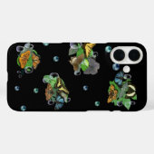 Coques Case-Mate iPhone Papillons avec Raindrops Feuille Étoiles et Perles (Verso (horizontal))