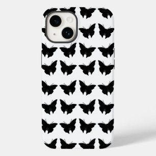 Coque Pour iPhone 14 Papillons Black Bold Mod