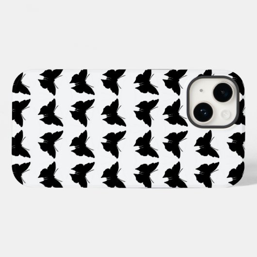 Coques Case-Mate iPhone Papillons Black Bold Mod (Verso (horizontal))