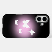Coques Case-Mate iPhone Papillons blancs (Verso (horizontal))