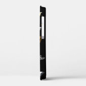 Coques Case-Mate iPhone Papillons blancs et dorés (Verso / Gauche)