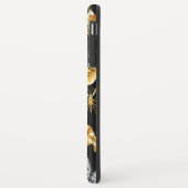 Coques Case-Mate iPhone Papillons blancs et dorés (Dos/Gauche)