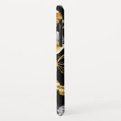 Coques Case-Mate iPhone Papillons blancs et dorés (Dos/Gauche)